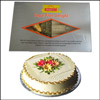 Sugar free cake Butterscotch flavour 2kg +sugarless sweets - Click here to View more details about this Product